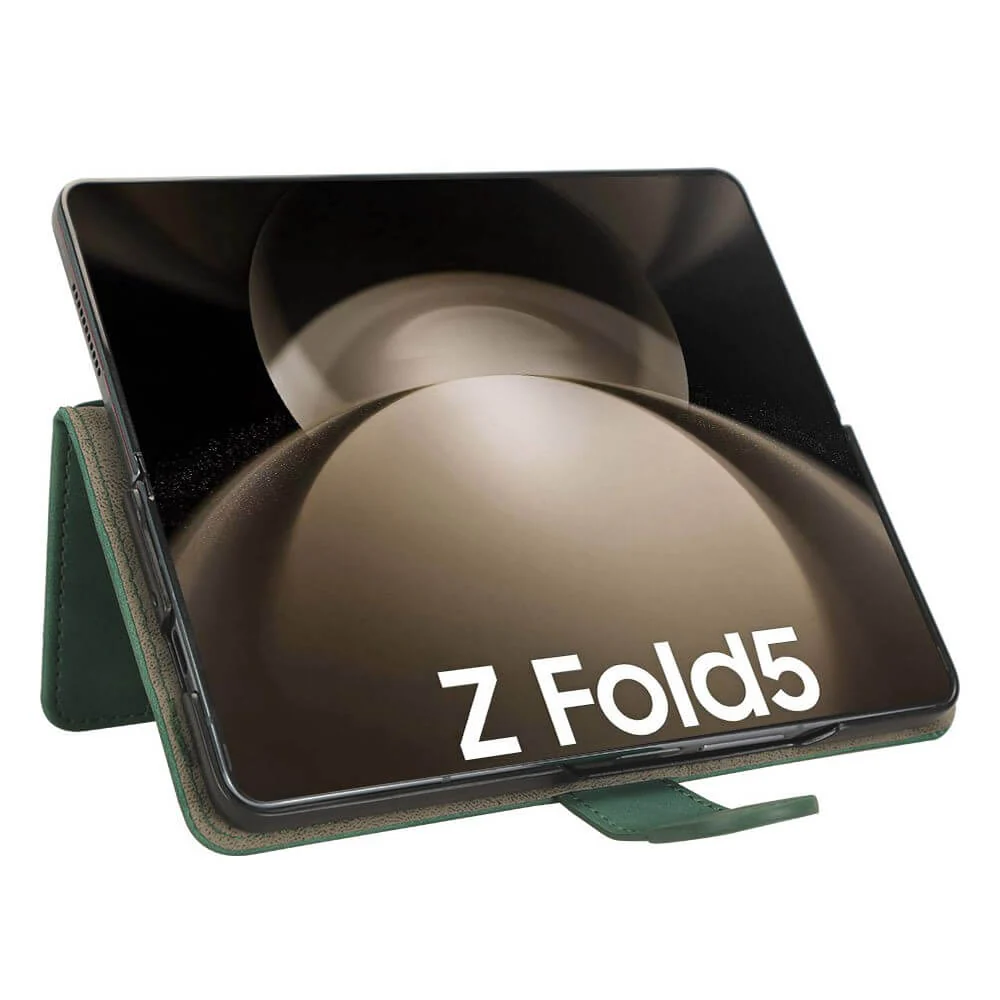 Galaxy Z Fold5 - Leder Etui Hülle - Image 15