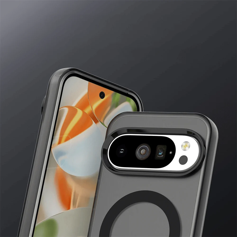 Google Pixel 10 / 10 Pro - Acryl-Handyhülle mit Magnet und Farbakzent - Image 11