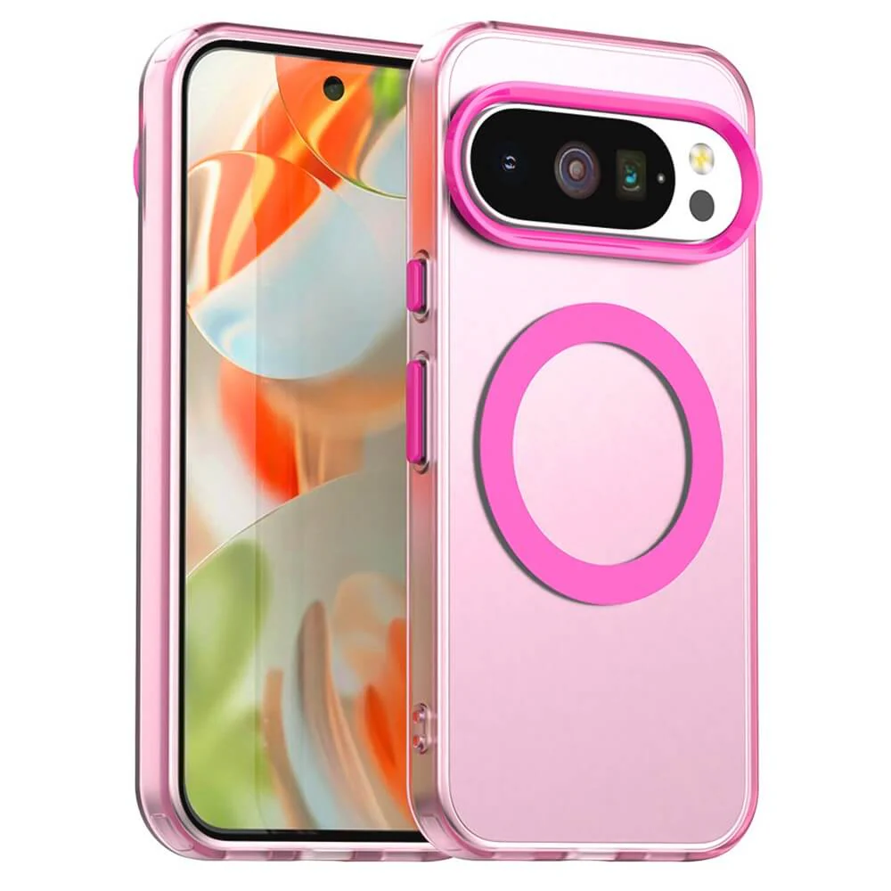 Google Pixel 10 / 10 Pro - Acryl-Handyhülle mit Magnet und Farbakzent - Image 12