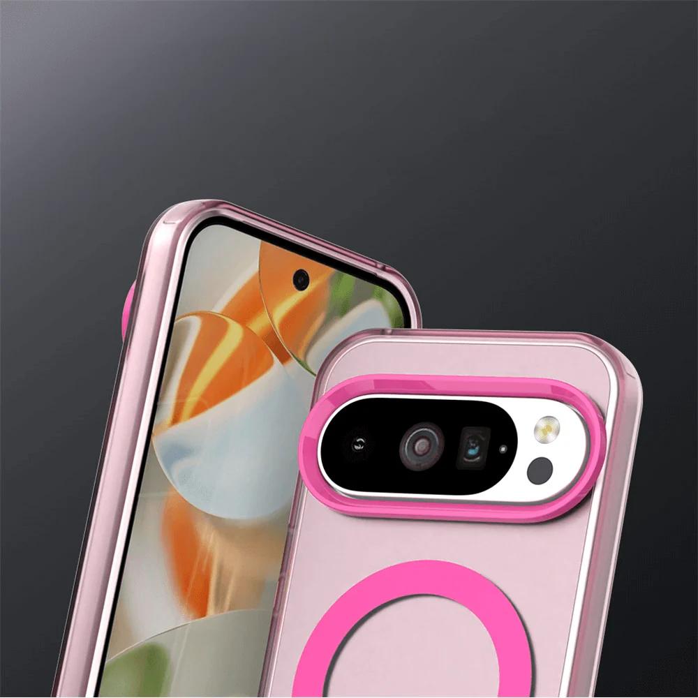 Google Pixel 10 / 10 Pro - Acryl-Handyhülle mit Magnet und Farbakzent - Image 14