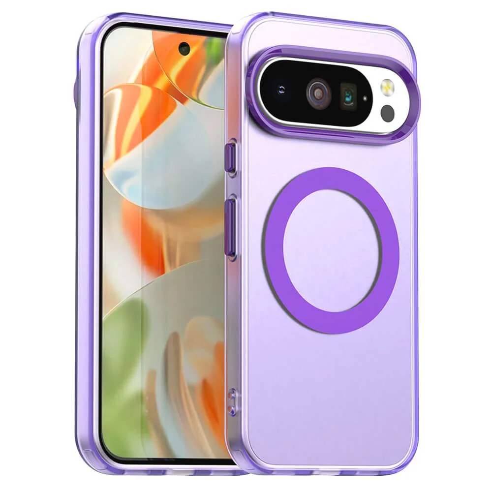 Google Pixel 10 / 10 Pro - Acryl-Handyhülle mit Magnet und Farbakzent - Image 23