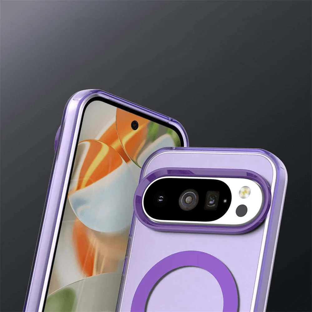 Google Pixel 10 / 10 Pro - Acryl-Handyhülle mit Magnet und Farbakzent - Image 25