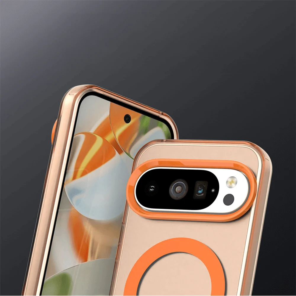 Google Pixel 10 / 10 Pro - Acryl-Handyhülle mit Magnet und Farbakzent - Image 3