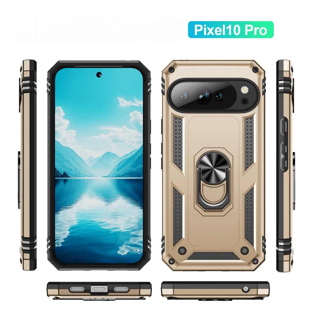 Google Pixel 10 / 10 Pro - Robustes Back Cover mit Kickstand - Image 11