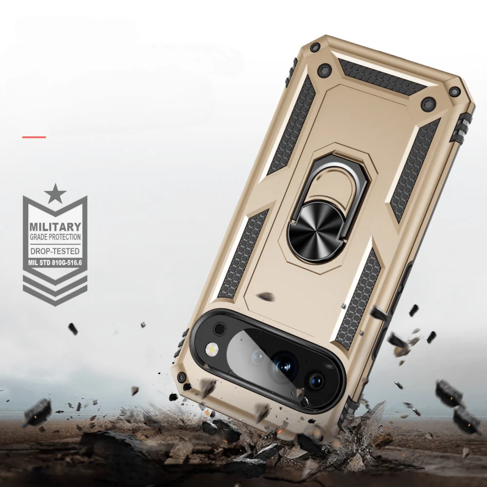 Google Pixel 10 / 10 Pro - Robustes Back Cover mit Kickstand - Image 12