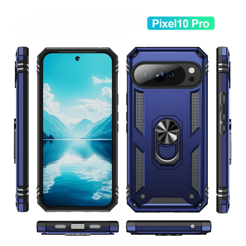 Google Pixel 10 / 10 Pro - Robustes Back Cover mit Kickstand - Image 15