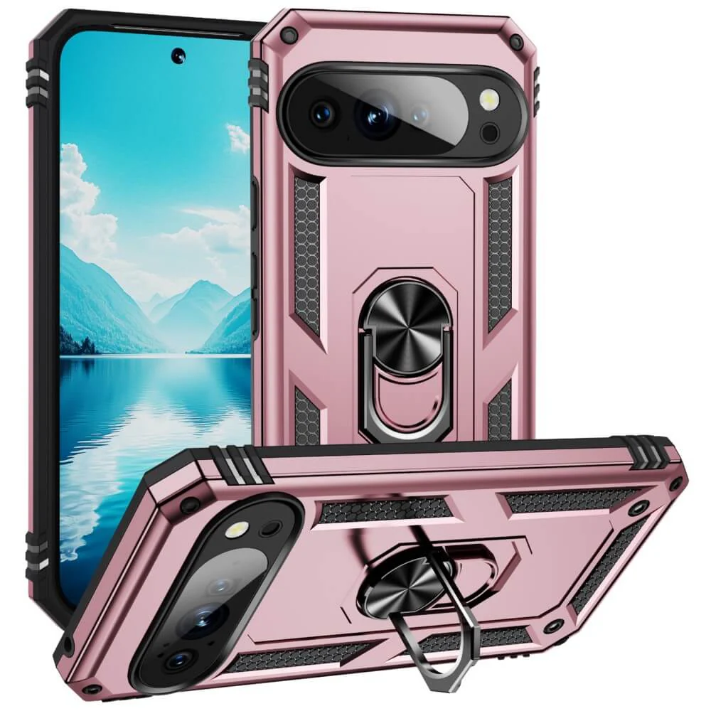 Google Pixel 10 / 10 Pro - Robustes Back Cover mit Kickstand - Image 17