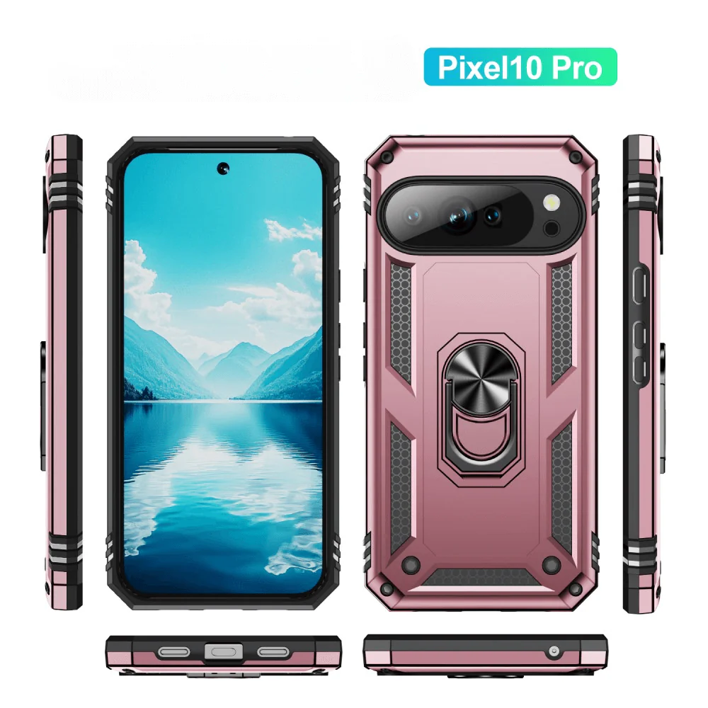 Google Pixel 10 / 10 Pro - Robustes Back Cover mit Kickstand - Image 19