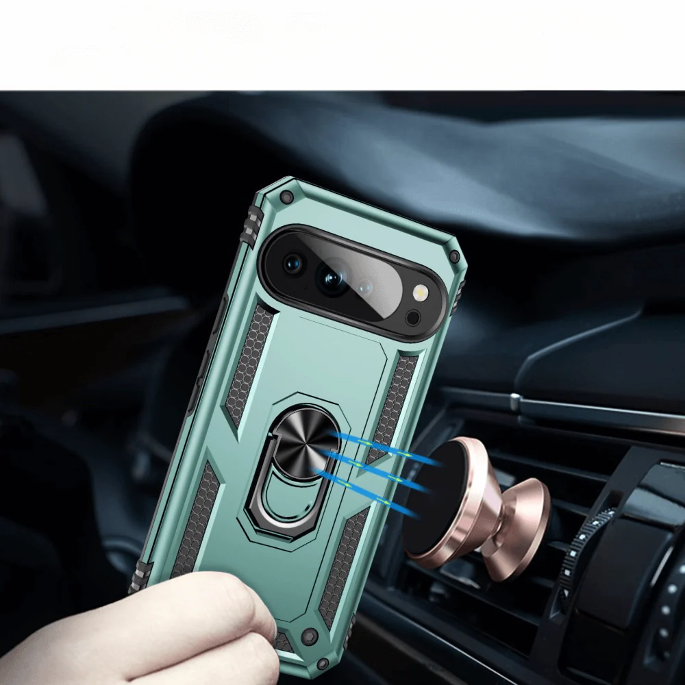 Google Pixel 10 / 10 Pro - Robustes Back Cover mit Kickstand - Image 22
