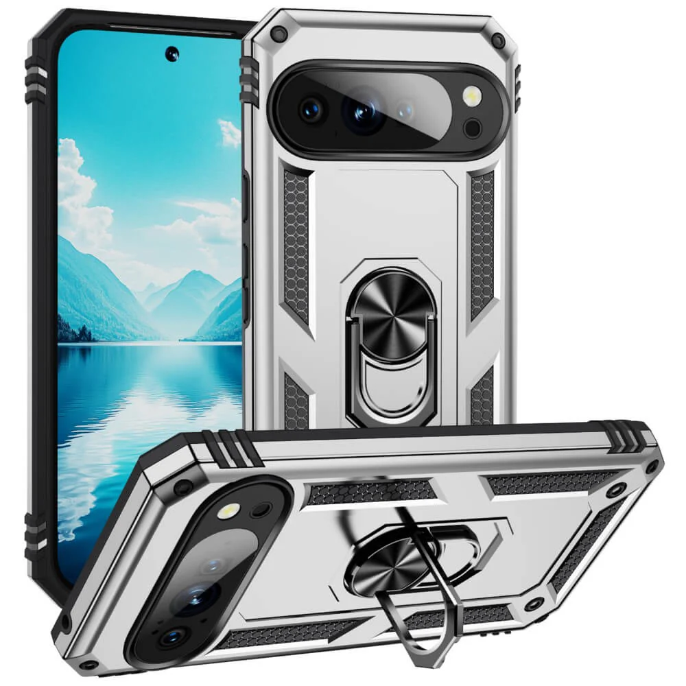 Google Pixel 10 / 10 Pro - Robustes Back Cover mit Kickstand - Image 25