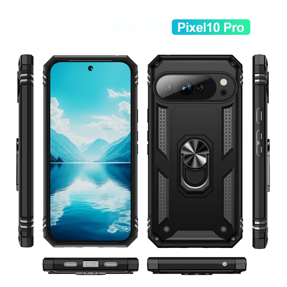 Google Pixel 10 / 10 Pro - Robustes Back Cover mit Kickstand - Image 3