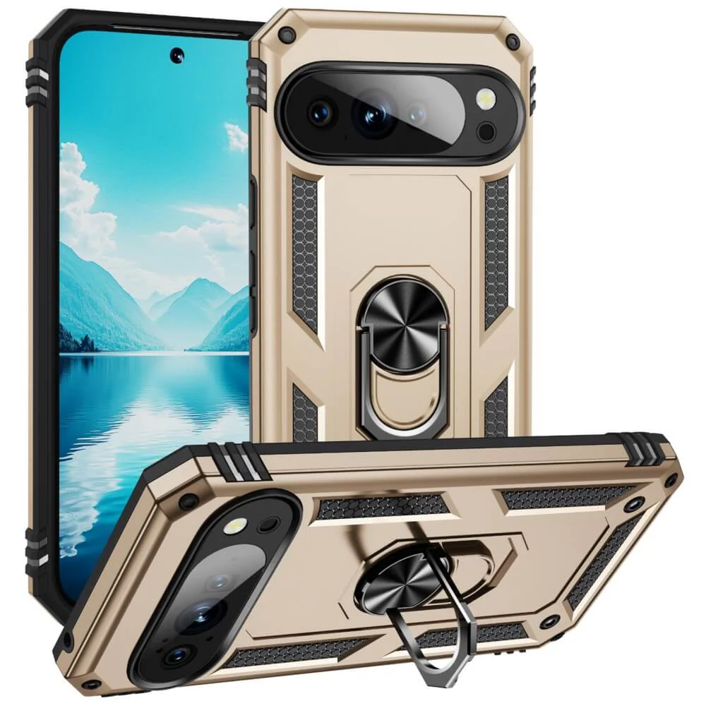 Google Pixel 10 / 10 Pro - Robustes Back Cover mit Kickstand - Image 9