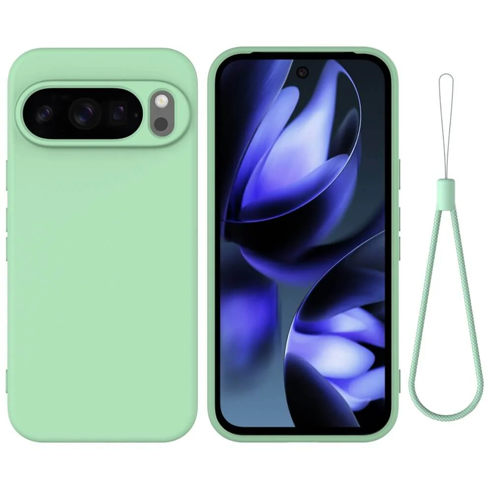Google Pixel 10 / 10 Pro - Silikon Gummi Hülle mit Riemen - Image 19