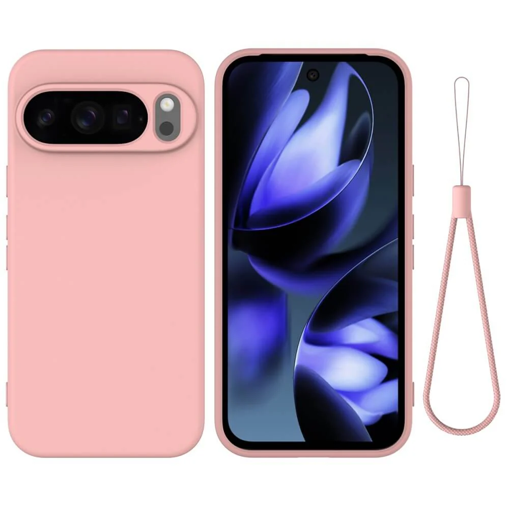 Google Pixel 10 / 10 Pro - Silikon Gummi Hülle mit Riemen - Image 25