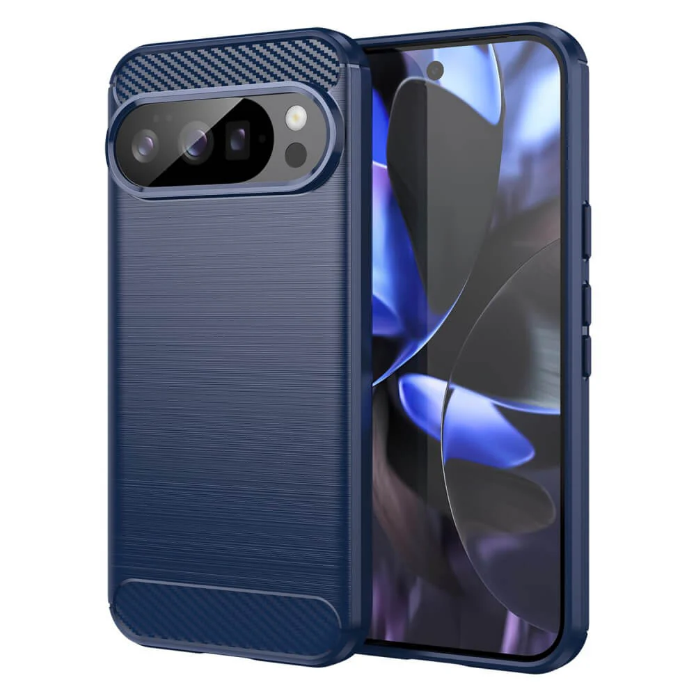 Google Pixel 10 - Metall Carbon Look Hülle - Image 6