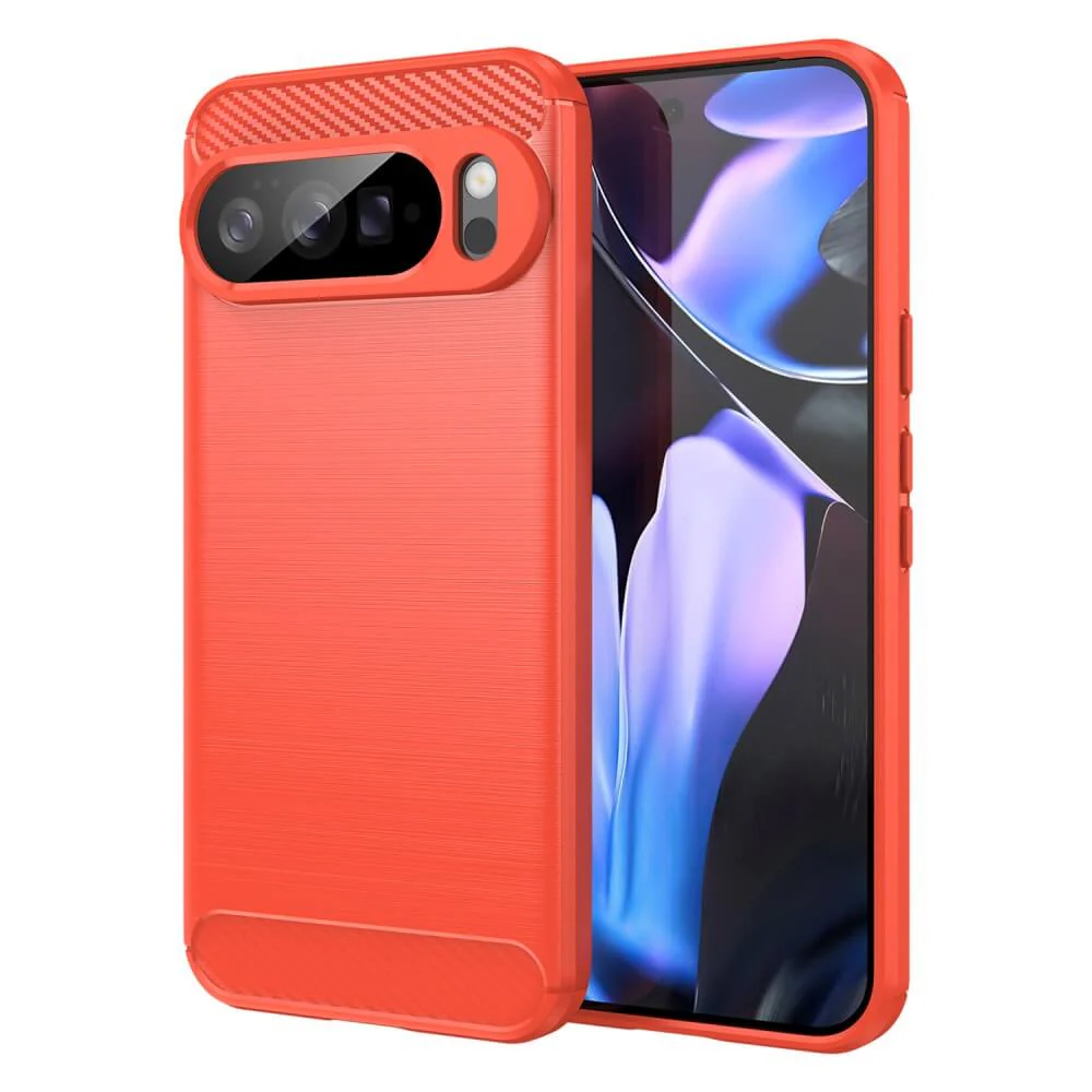 Google Pixel 10 Pro XL - Metall Carbon Look Hülle - Image 4