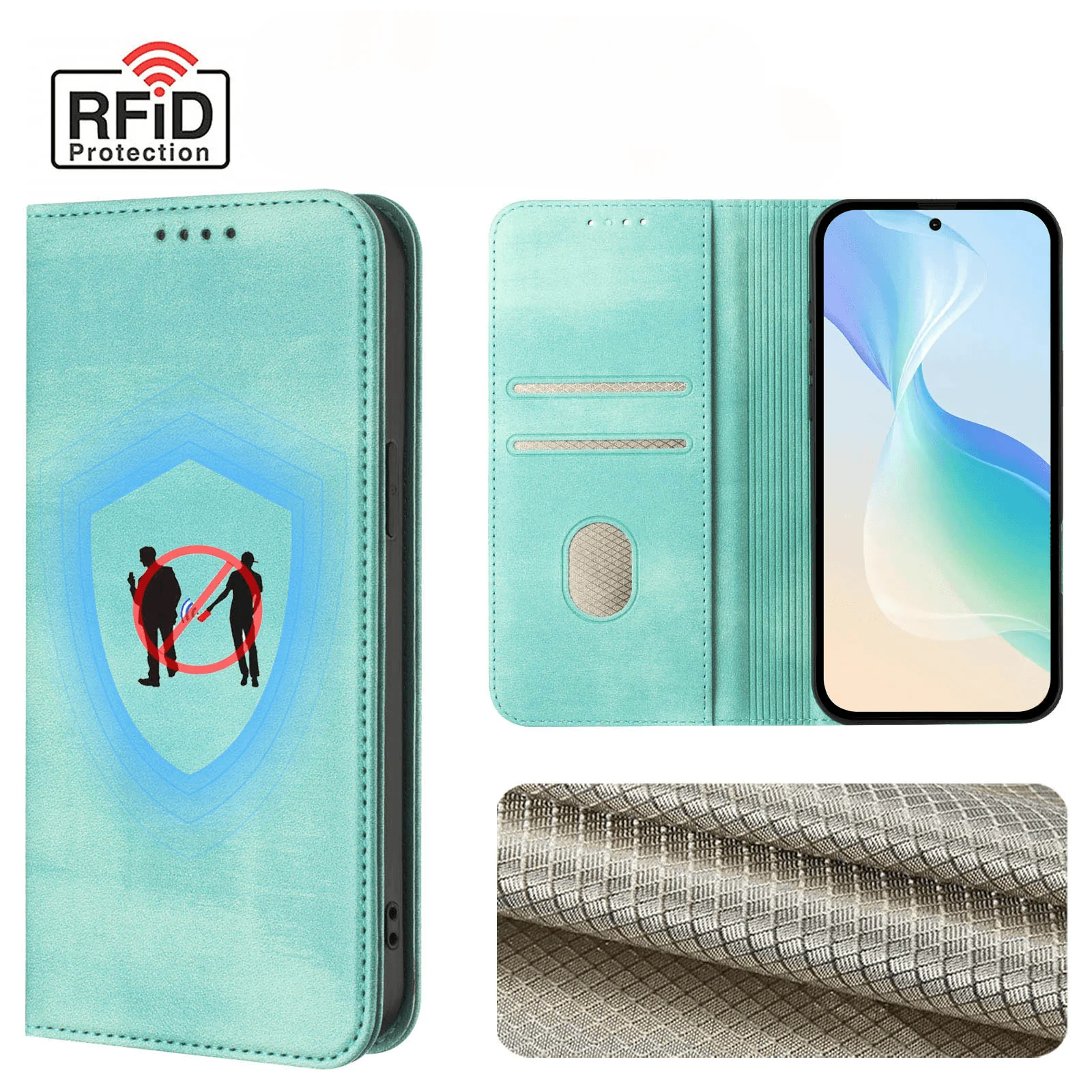 Google Pixel 10a - Flip Case mit RFID Blocker - Image 14
