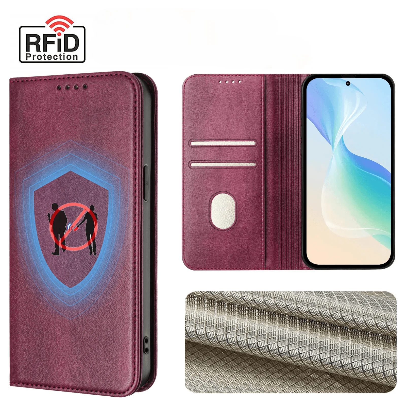 Google Pixel 10a - Flip Case mit RFID Blocker - Image 19