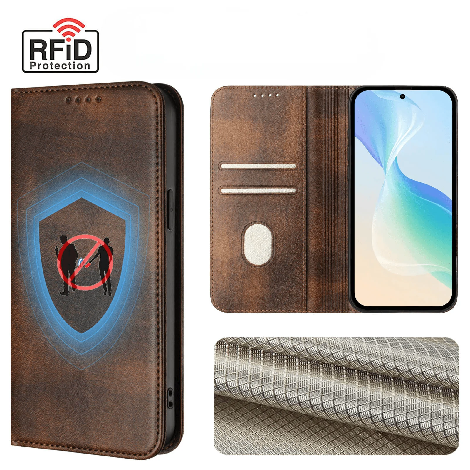 Google Pixel 10a - Flip Case mit RFID Blocker - Image 38