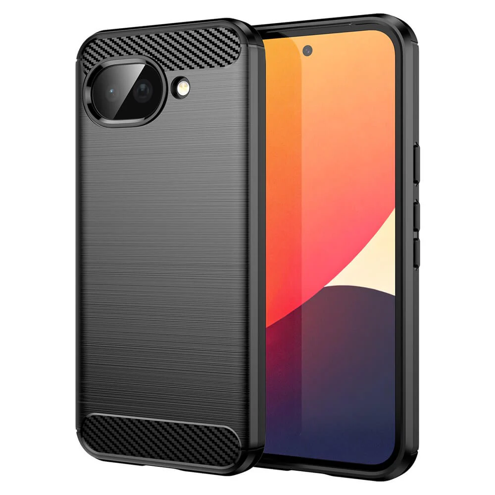 Google Pixel 10a - Metall Carbon Look Hülle