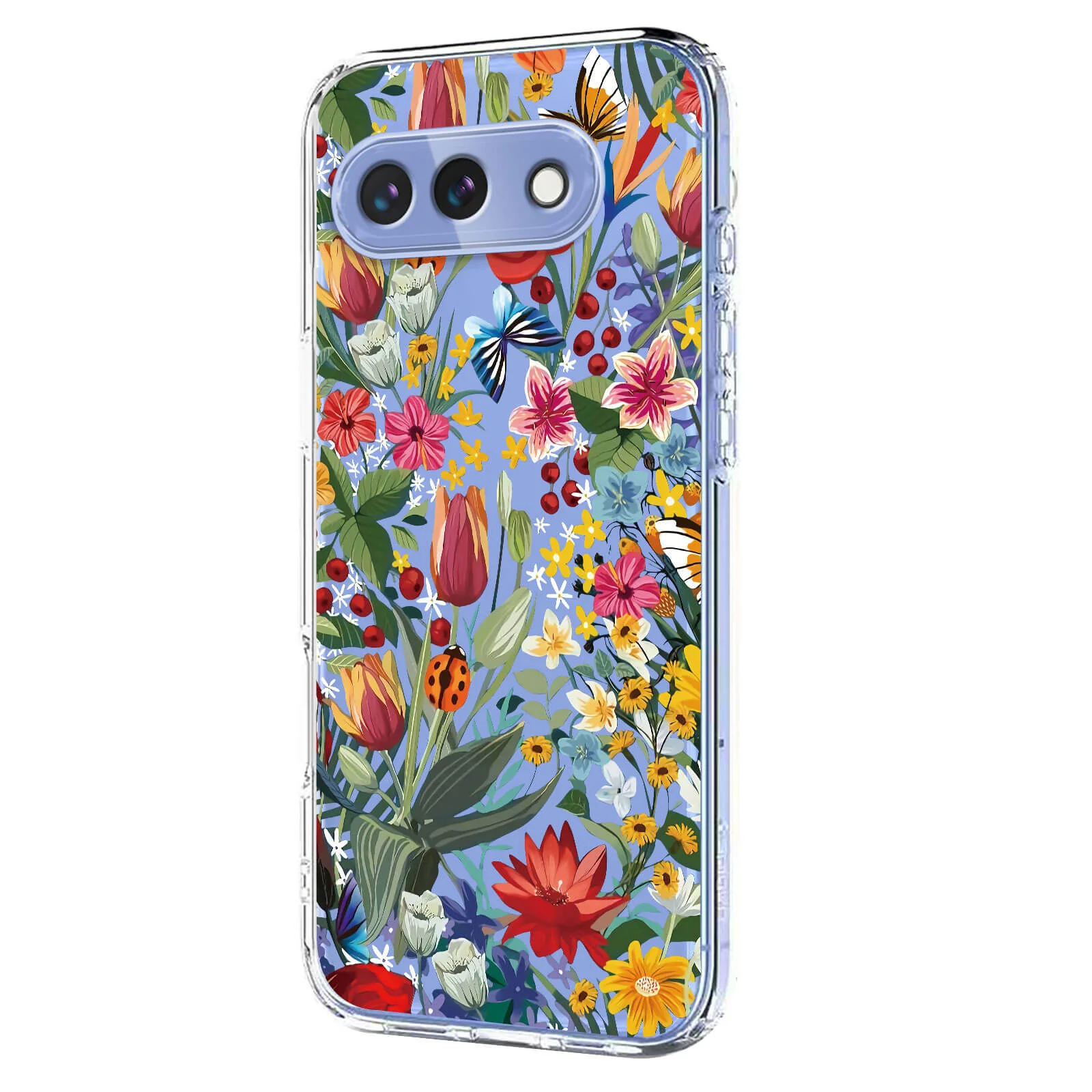 Google Pixel 10a - Silikon Gummi Hülle Blumen - Image 10