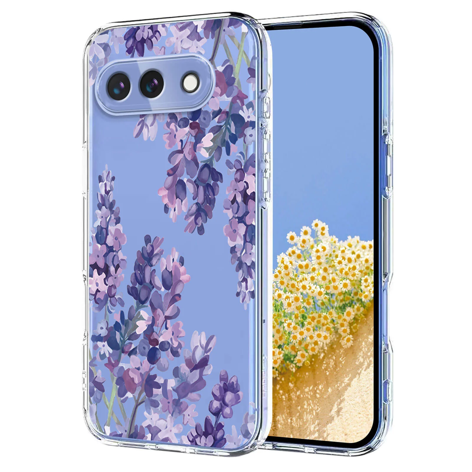 Google Pixel 10a - Silikon Gummi Hülle Blumen - Image 16