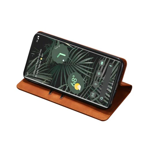 Google Pixel 6 Pro - Vintage Flip Case Hülle - Image 21