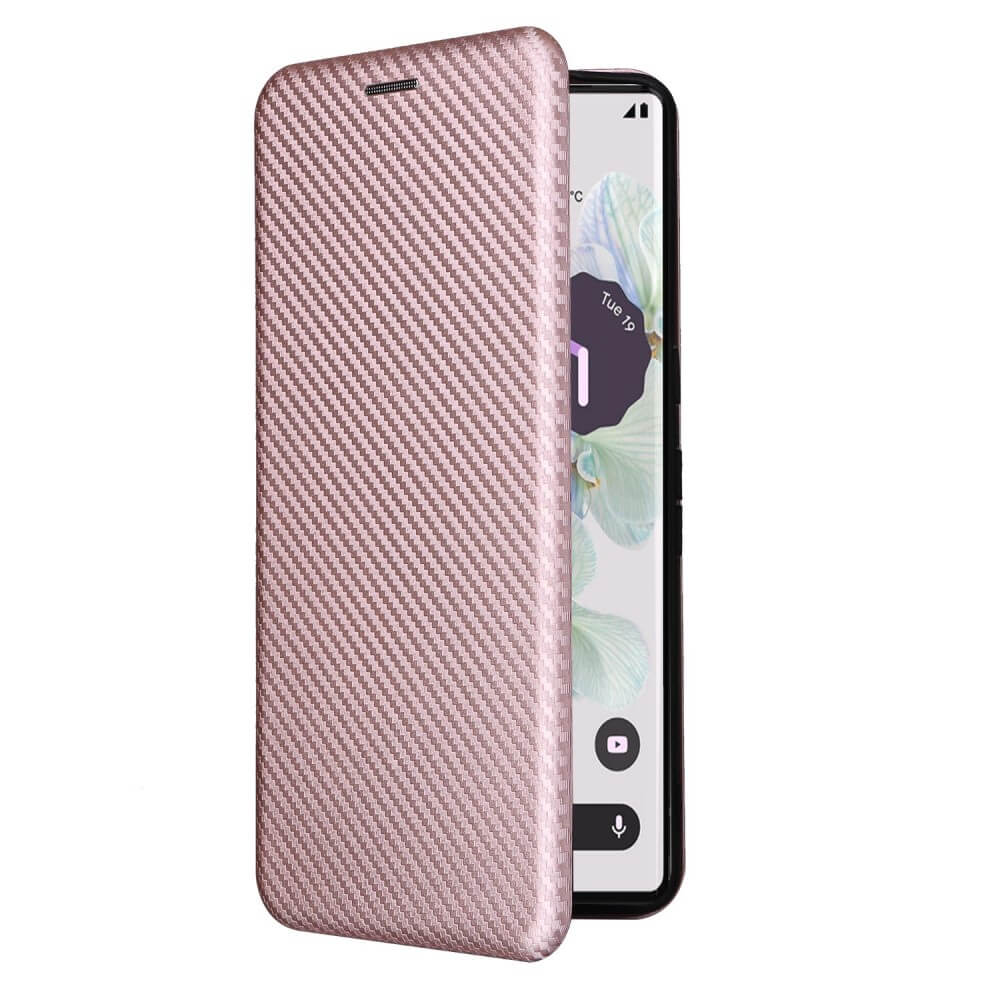 Google Pixel 7 Pro - Carbon Look Flip Case - Image 15