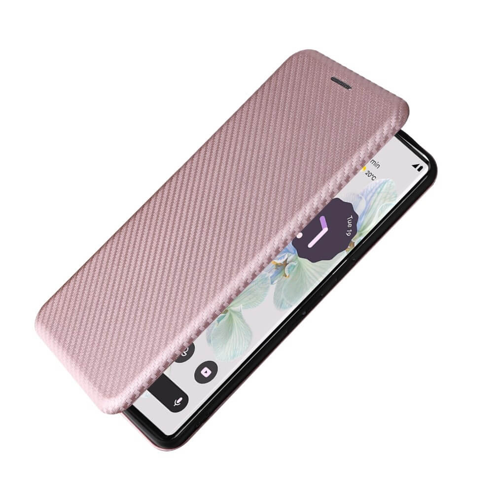Google Pixel 7 Pro - Carbon Look Flip Case - Image 17