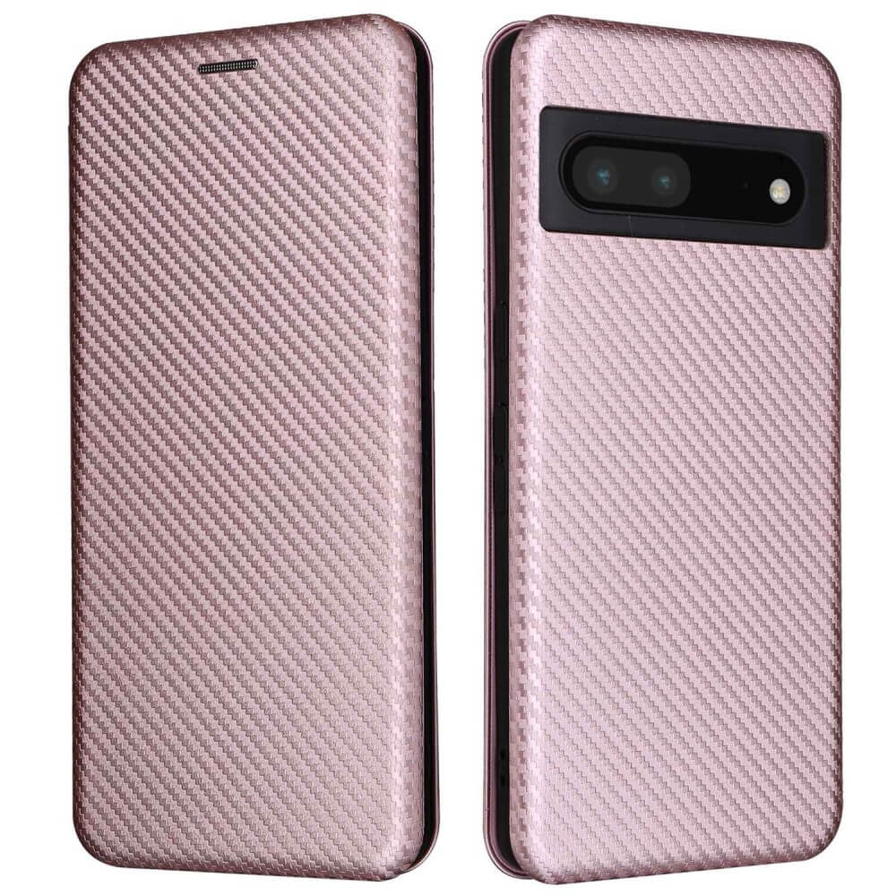 Google Pixel 7 Pro - Carbon Look Flip Case - Image 20