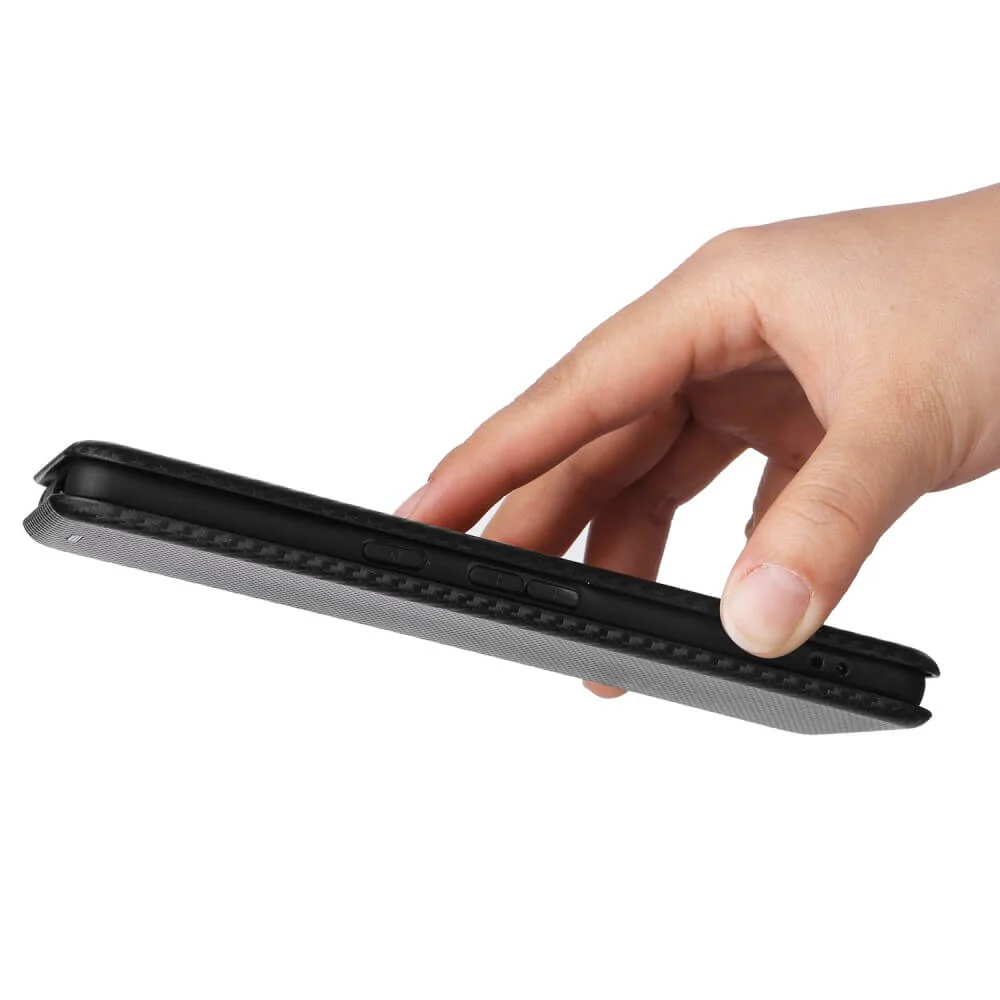 Google Pixel 7 Pro - Carbon Look Flip Case - Image 3