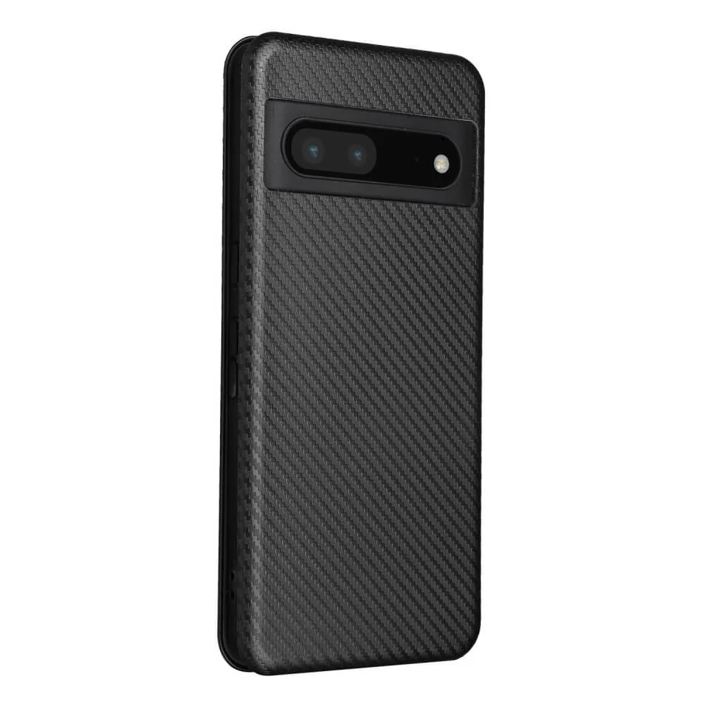 Google Pixel 7 Pro - Carbon Look Flip Case - Image 5