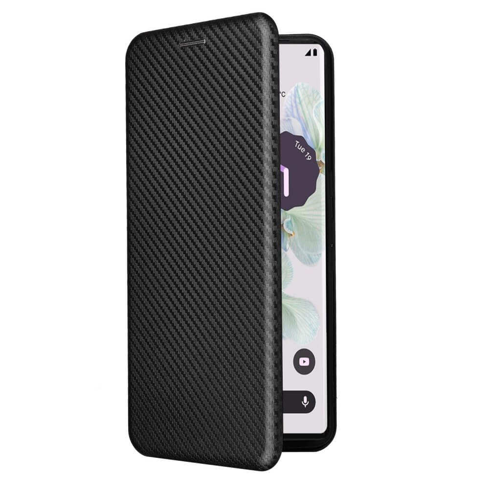 Google Pixel 7 Pro - Carbon Look Flip Case - Image 6