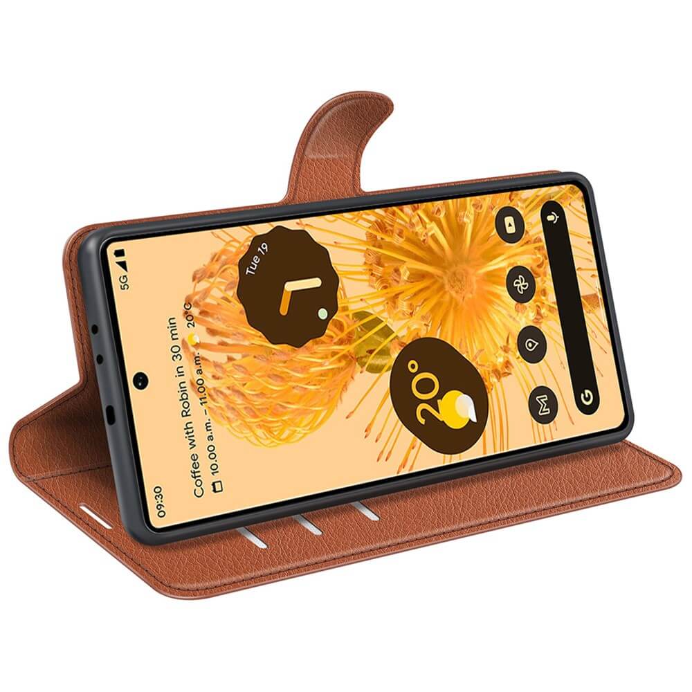 Google Pixel 7 Pro - Leder Etui Hülle - Image 46