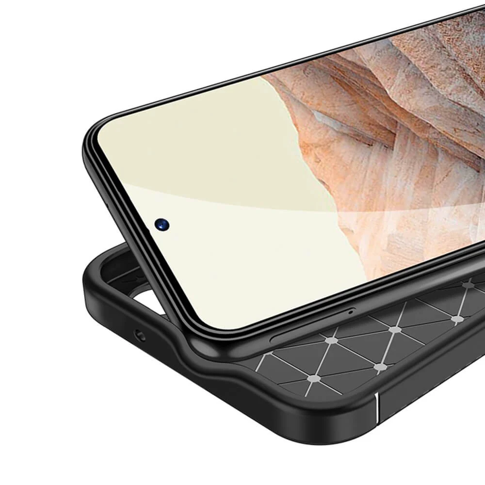 Google Pixel 7a - Carbon Fiber Case Schwarz - Image 4