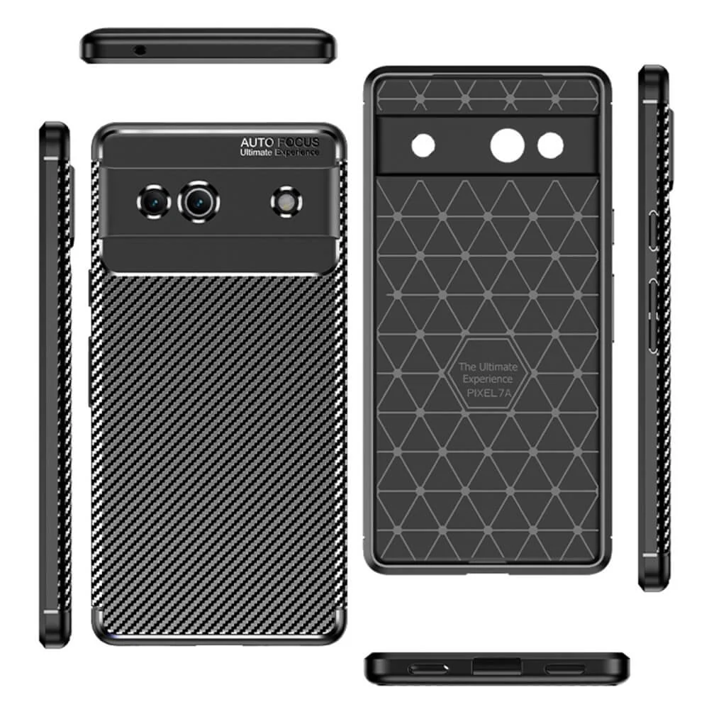 Google Pixel 7a - Carbon Fiber Case Schwarz - Image 6