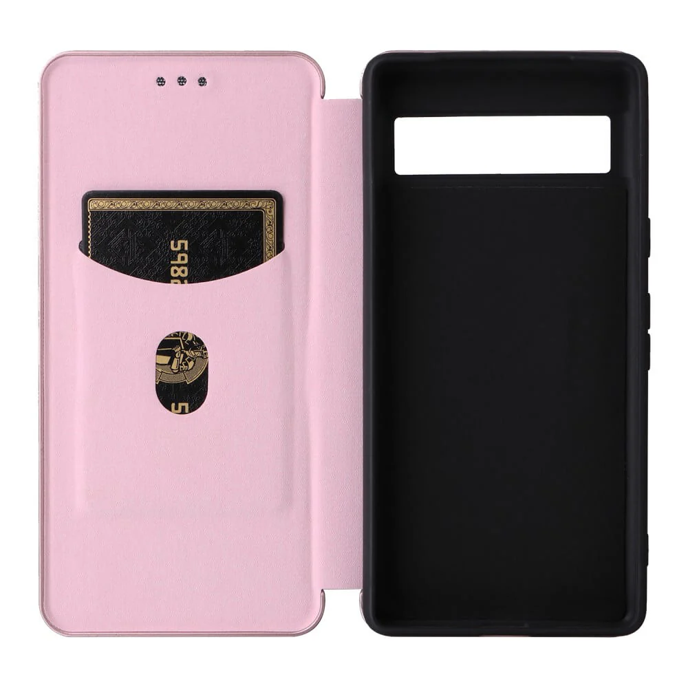 Google Pixel 7a - Carbon Look Flip Case - Image 11
