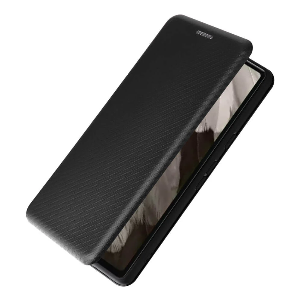 Google Pixel 7a - Carbon Look Flip Case - Image 6