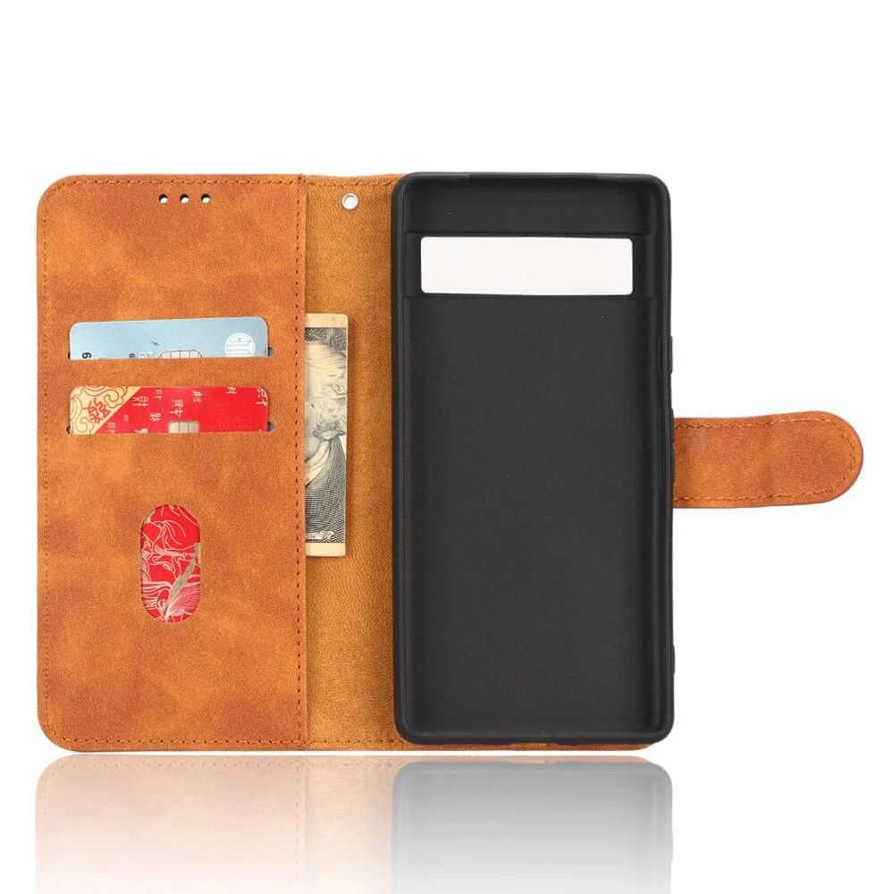 Google Pixel 7a - Leder Etui Hülle - Image 18