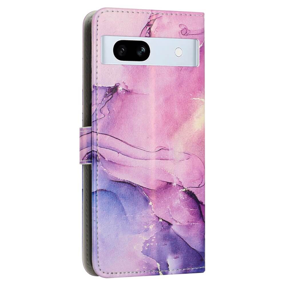 Google Pixel 7a - Leder Hülle Marble - Image 5