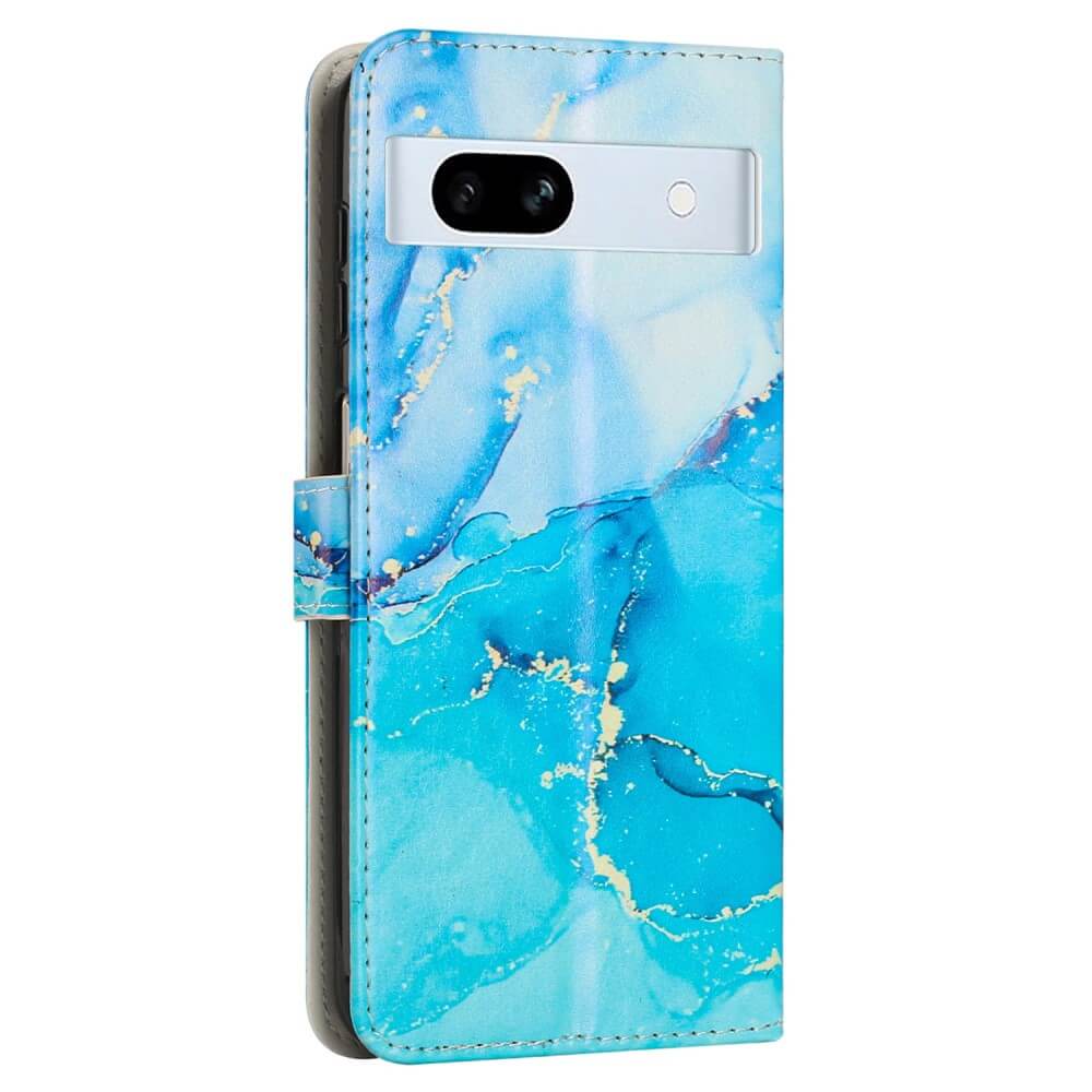 Google Pixel 7a - Leder Hülle Marble - Image 9