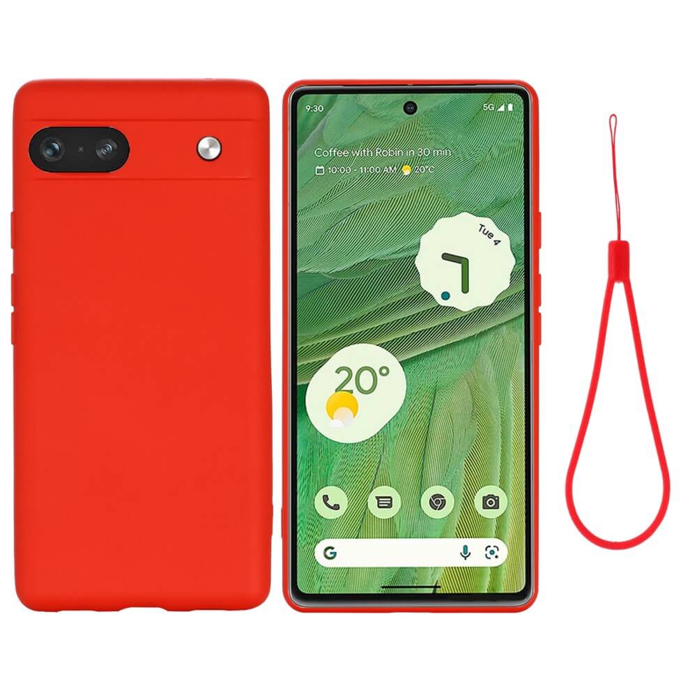 Google Pixel 7a - Silikon Gummi Hülle - Image 42