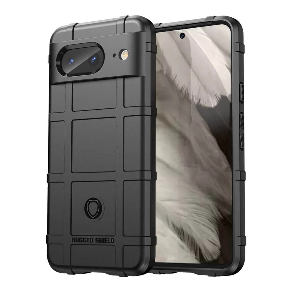 Google Pixel 8 - Backcase Shield Schwarz
