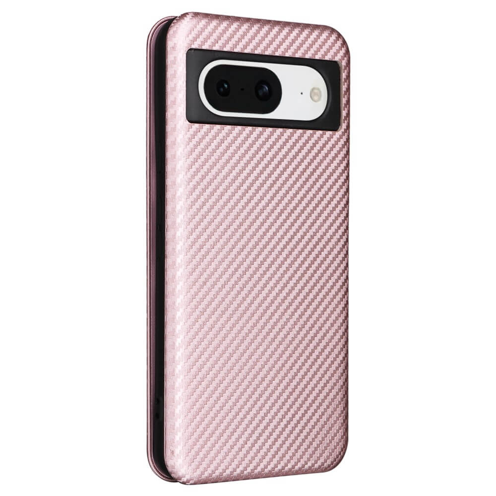Google Pixel 8 - Carbon Look Flip Case - Image 11