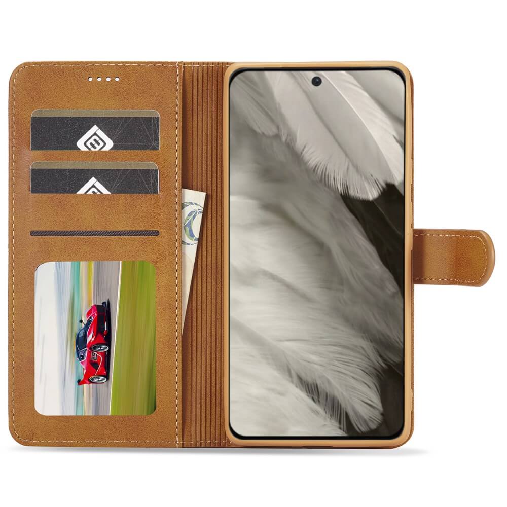 Google Pixel 8 - Lc.imeeke Leder Etui Hülle - Image 12