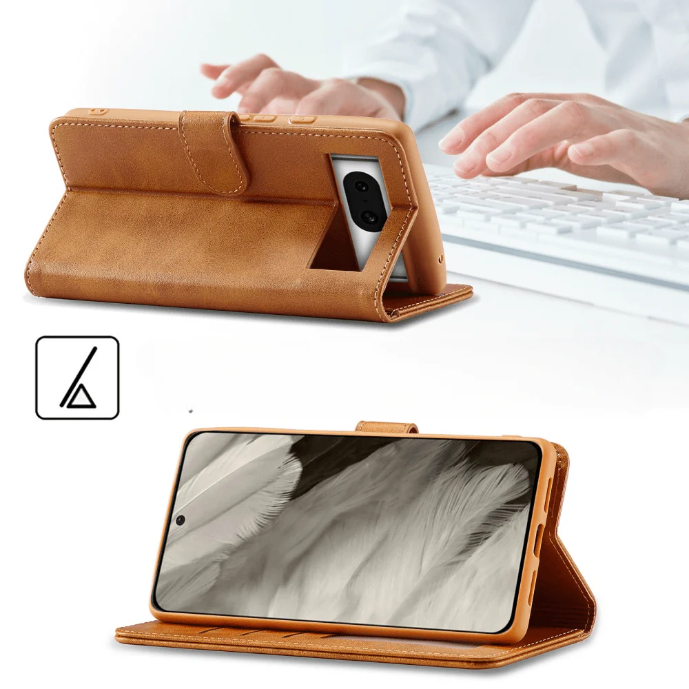Google Pixel 8 - Lc.imeeke Leder Etui Hülle - Image 18