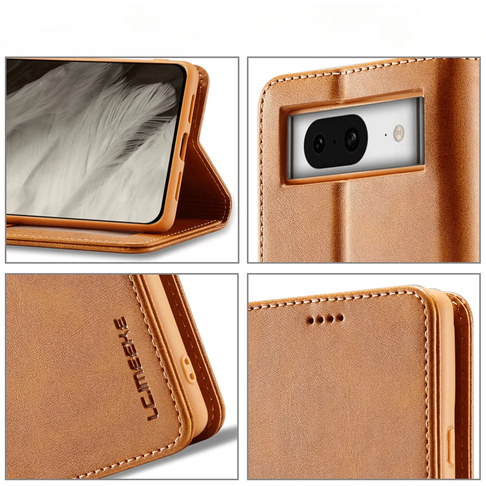 Google Pixel 8 - Lc.imeeke Leder Etui Hülle - Image 20
