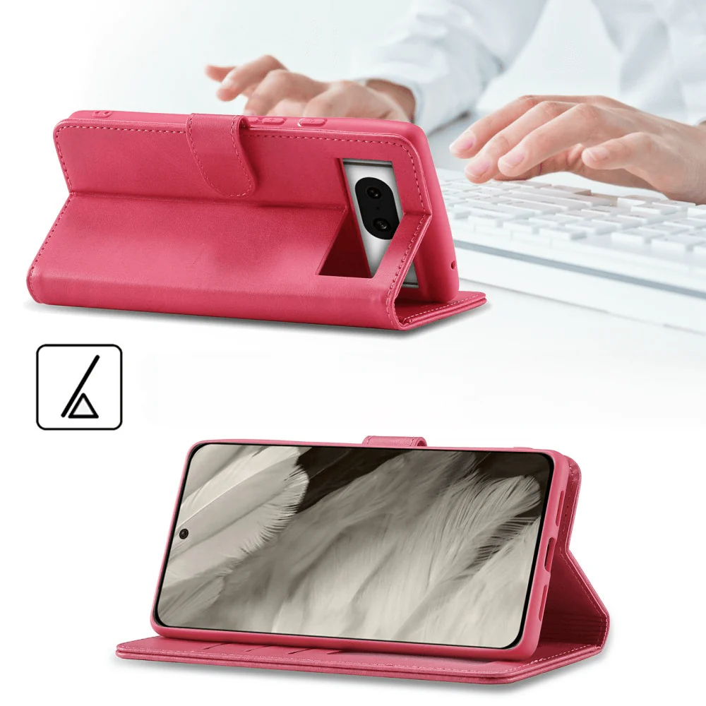 Google Pixel 8 - Lc.imeeke Leder Etui Hülle - Image 27