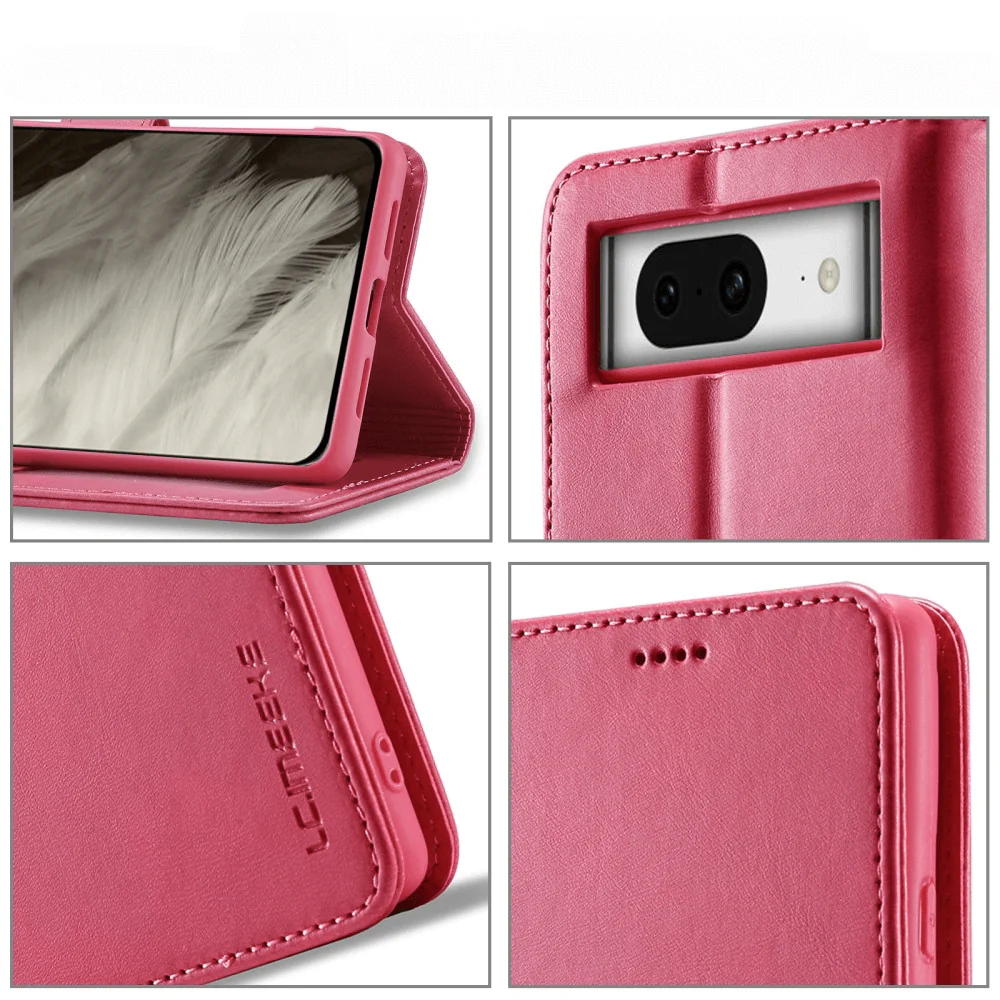 Google Pixel 8 - Lc.imeeke Leder Etui Hülle - Image 29