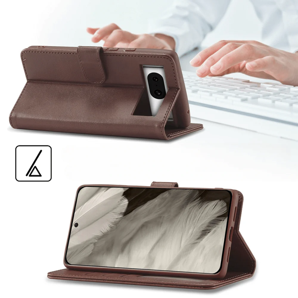 Google Pixel 8 - Lc.imeeke Leder Etui Hülle - Image 37